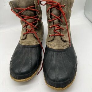 Sorel Men's Cheyenne NM1704-365 Waterproof Duck Leather Boots Size 10.5